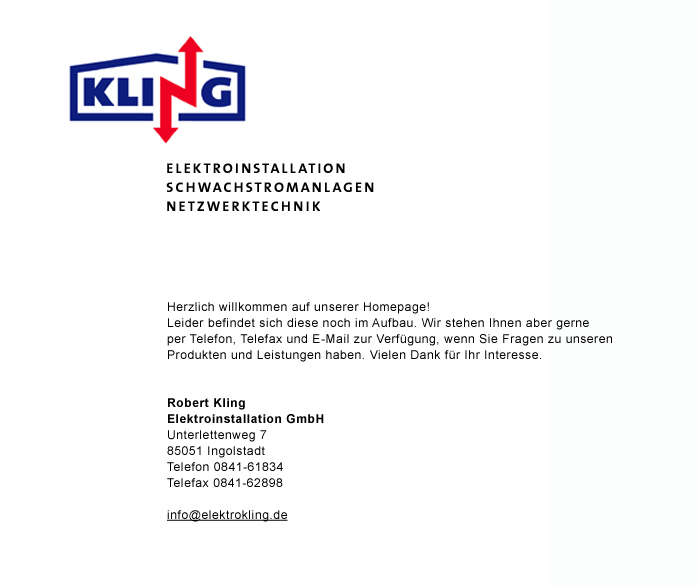 Robert Kling Elektroinstallation GmbH